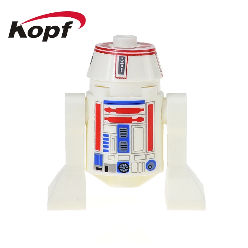528 Without Box Wars Робот мини BB8 BB-8 с черный красный серый синий Цвет R2D2 с подносом R3-D5 строительные блоки Детский подарок игрушки D1000 - Цвет: 528 Without Box
