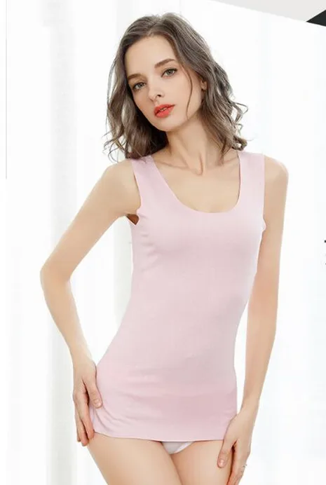 Summer Cool Tank Top Women Fitness Modal Soft Vest No Trace Cutting Bustier Tops Sexy Debardeur Female Base Shirt 4xl Black Tees