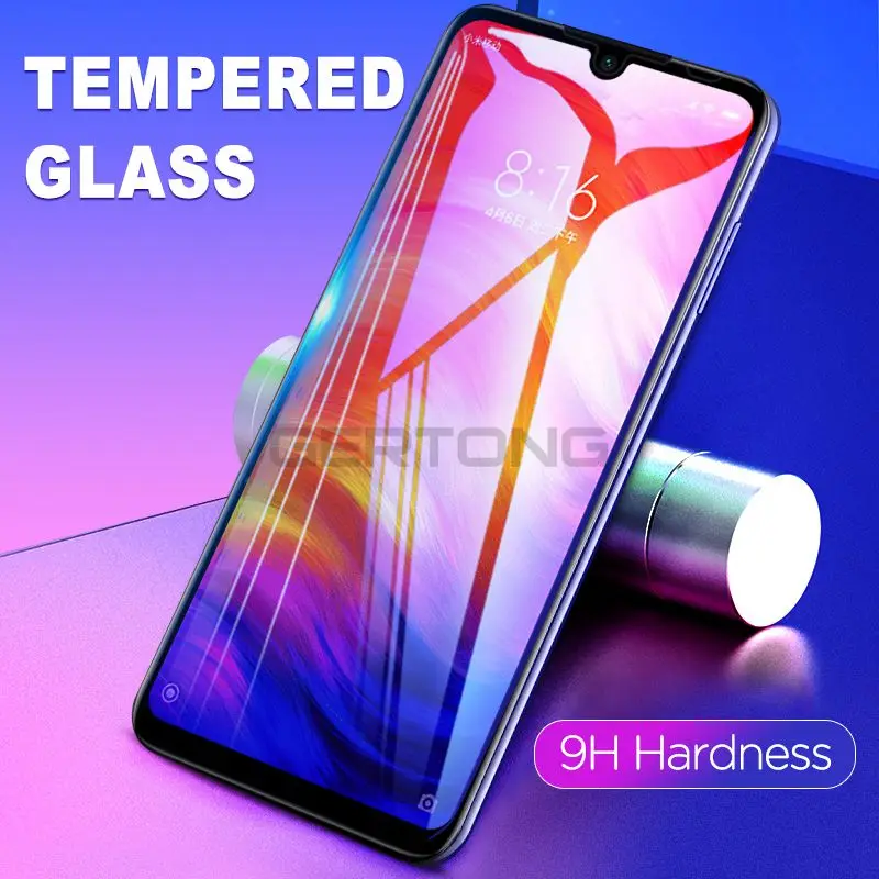 Закаленное стекло с полным покрытием 2 шт./лот для Xiaomi Redmi Note 7 6 5 Pro Защита экрана K20