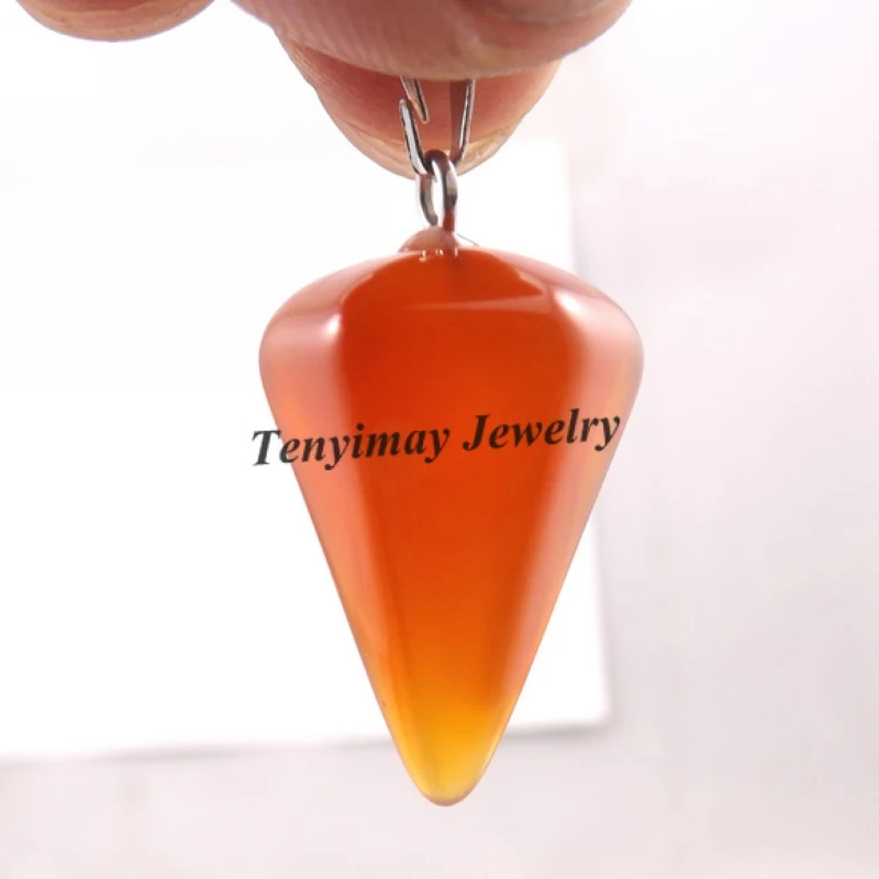 Подвеска в форме пирамиды из полудрагоценных камней для ожерелья подвеска