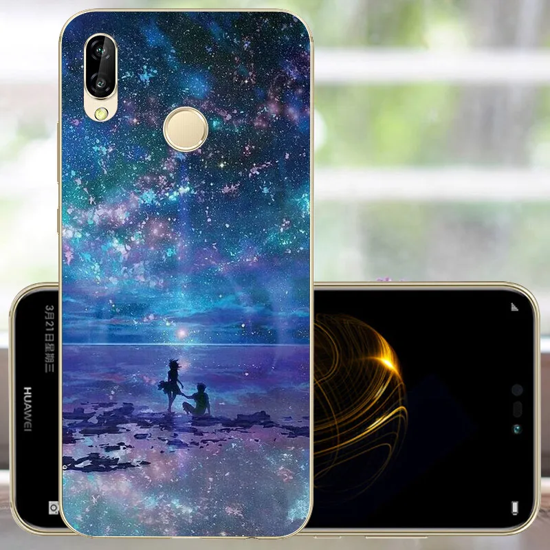 Мягкий силиконовый чехол для Huawei Nova 3 из ТПУ 3i защитный телефона чехлы задняя