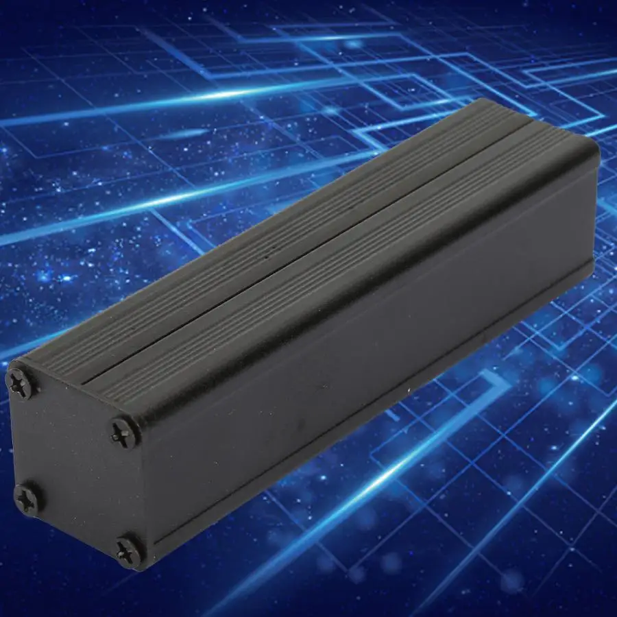 Aluminum Enclosure Instrument Shell Electronic Cooling Box Black 25*25*100mm | Обустройство дома