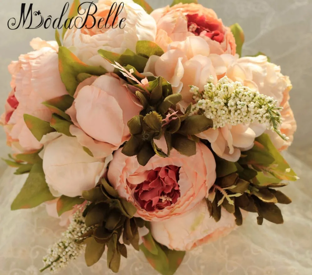 Новинка 2016 свадебный букет искусственные цветы для подружек невесты розовый