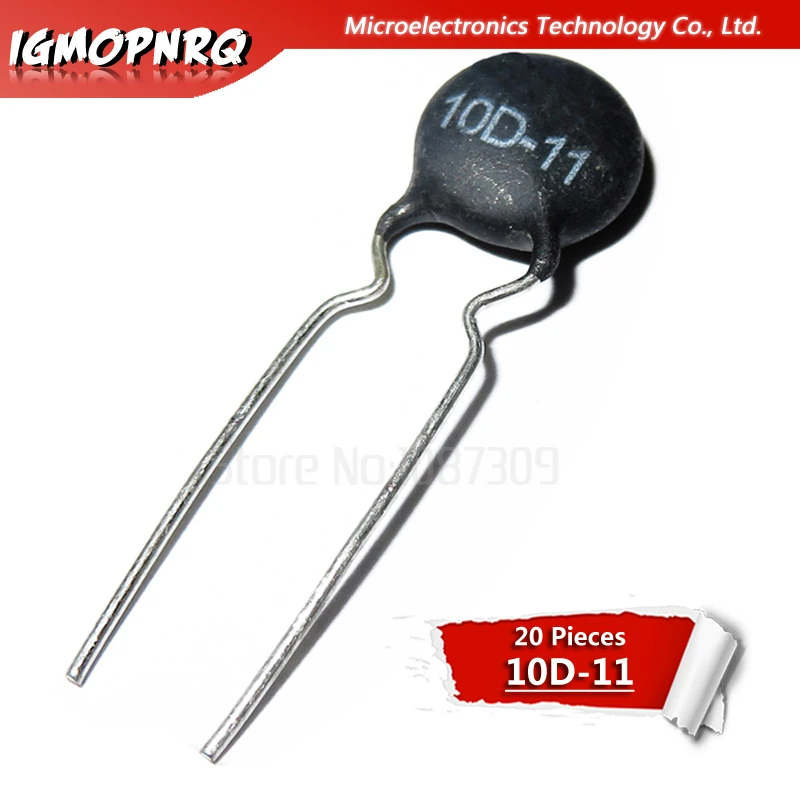 

20pcs NTC 10D-11 Thermistor Resistor Thermal Resistor new original