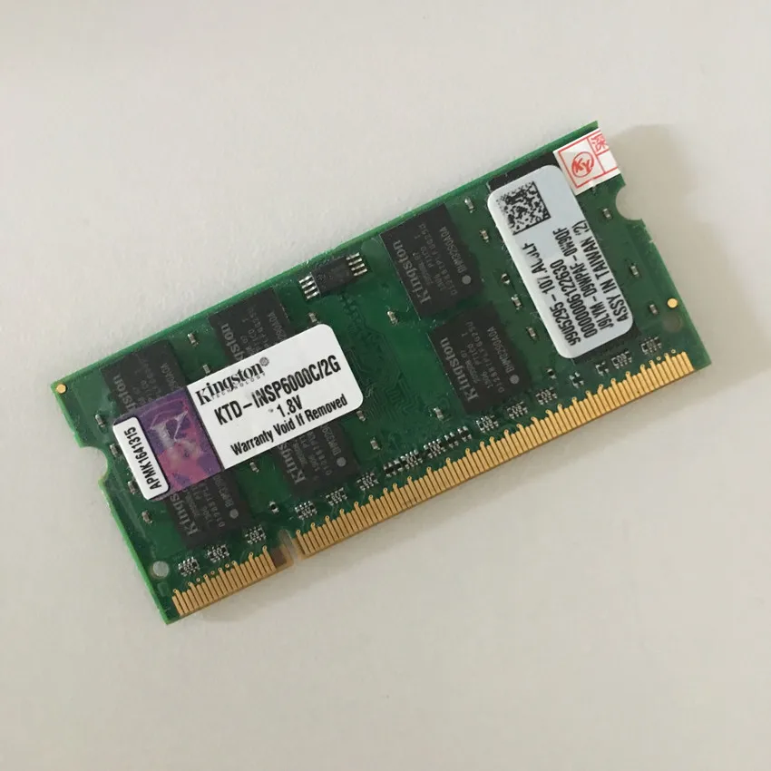 Память для ноутбука Kingston 2 ГБ 800 МГц SODIMM DDR2 2G мгц модуль RAM|sodimm ddr2|2gb 800mhz sodimmlaptop memory |