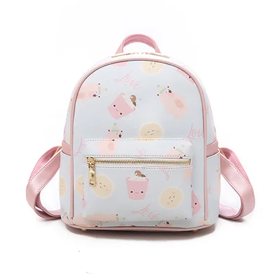 Bear Рюкзаки с граффити для женщин из искусственной кожи Back Pack Дамский модный дорожный рюкзак для школьников-подростков девочек высокого качества - Цвет: Bear