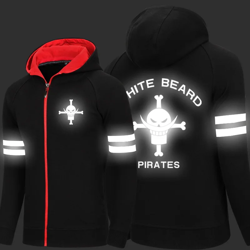

New One Piece Hoodie Monkey D Luffy Trafalgar Law Roronoa Zoro Winter Fleece Mens Sweatshirts Free Shipping