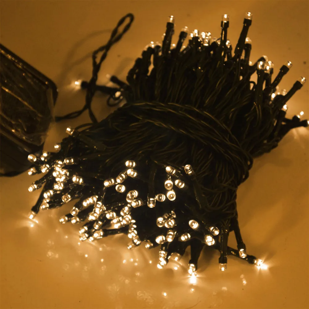

1.2W 12lm 200-LED Courtyard Garden Christmas Decoration Solar Strip Lamp (20M)