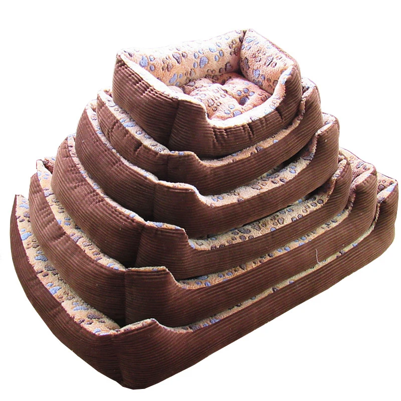 Водонепроницаемый флисовый диван для собак и кошек зимний теплый домик