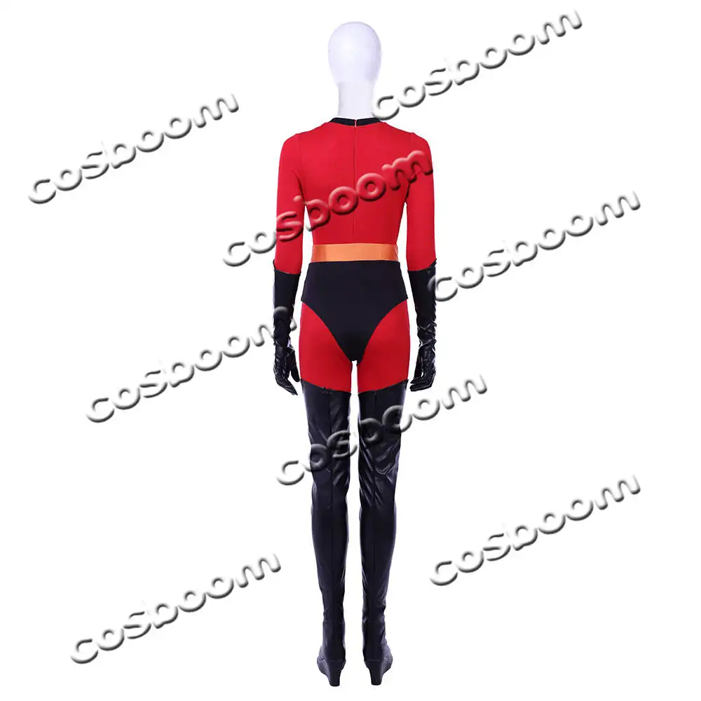 COSBOOM Incredibles 2 Elastigirl новый костюм косплей для взрослых женщин Хэллоуин Карнавал