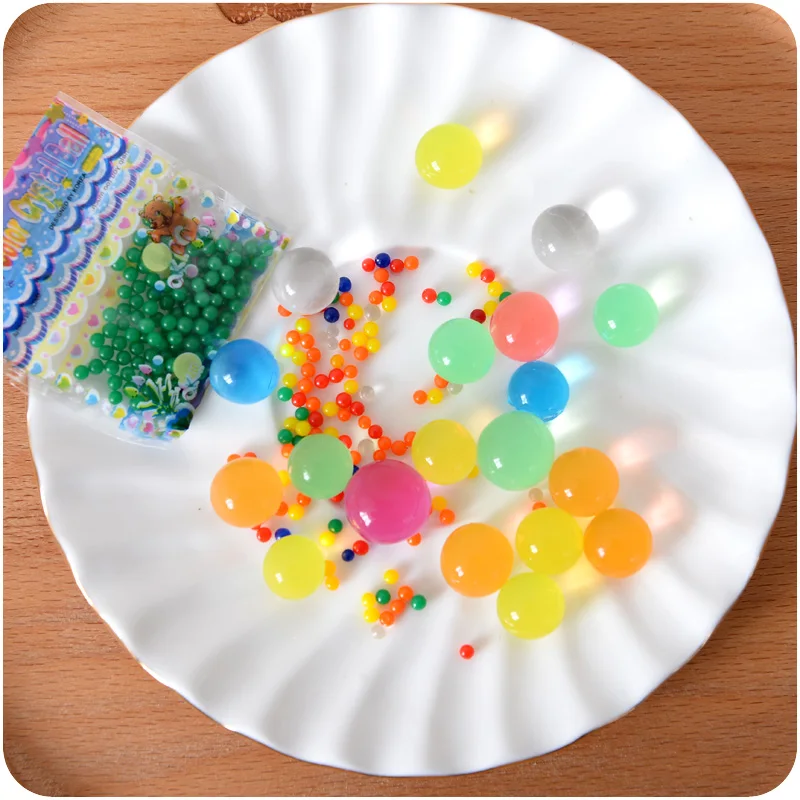 3000 частиц/партия водяные бусины в форме жемчуга хрустальные бусинки для почвы