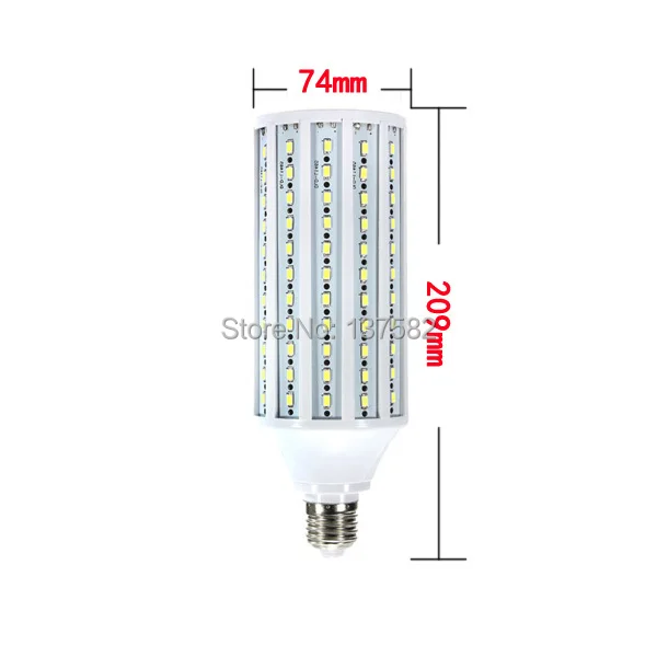 

50W LED Corn Bulb 165pcs SMD5730 B22 E27 E40 LED Bulb Light 360degree Warm White/Cold White 85-265V 1pc/lot, free shipping