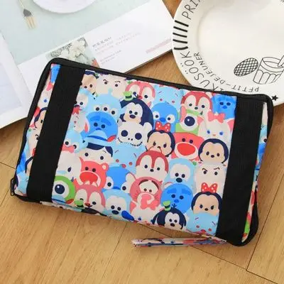 Tsum Tsum Kawaii Милая мультяшная маленькая двойная звезда My Melody складная дорожная сумка на колесиках для женщин и девочек, сумка-тоут, сумки для вещей, ручная кладь - Цвет: Tsum Tsum