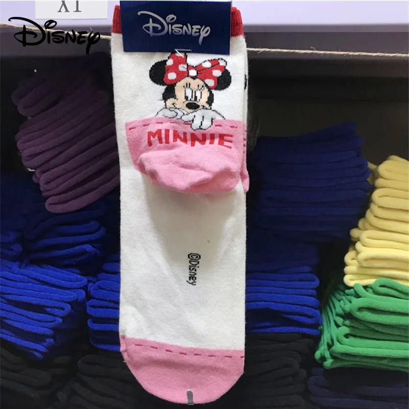 Симпатичные женские носки Disney Мультяшные Микки Дональд Дак четыре сезона