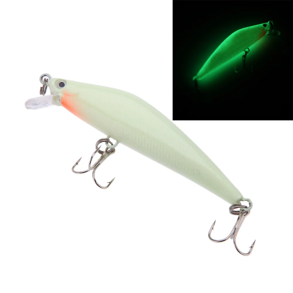 Приманка Lixada для рыбалки 3D светящая Ночная приманка блесна твердая