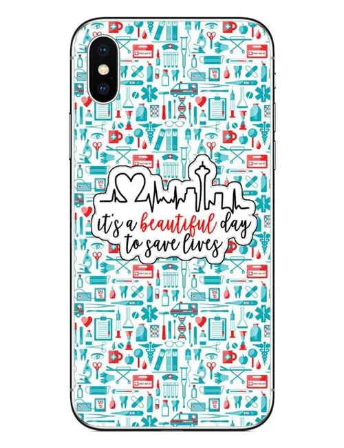 Sup мультфильм серая Анатомия вы мой человек Жесткий чехол для телефона iPhone X 10 5 5S SE
