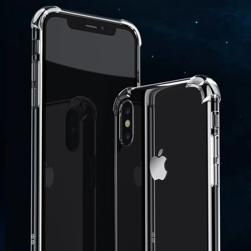 Силиконовый чехол для iPhone 7 Plus 8 6 6S Plus 5 5S SE мягкий прозрачный чехол для iPhone 11 Pro XS MAX XR 9 10 Funda