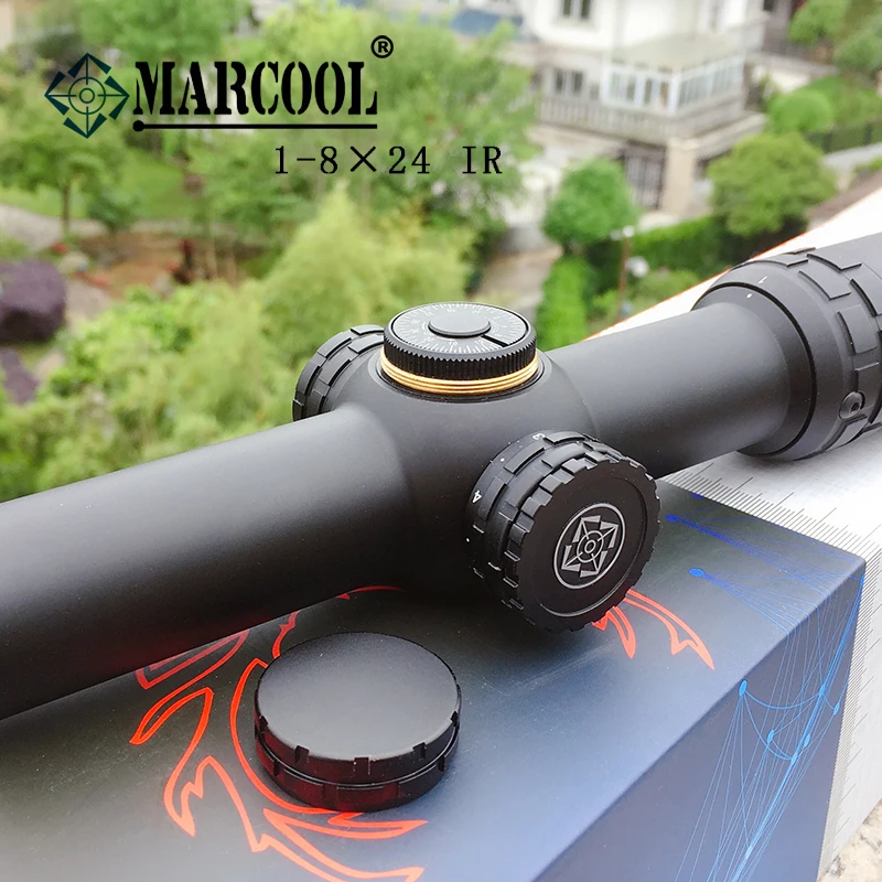 Прицел MARCOOL 1 8X24 IG для охоты тактический оптический коллиматор прицел винтовки с