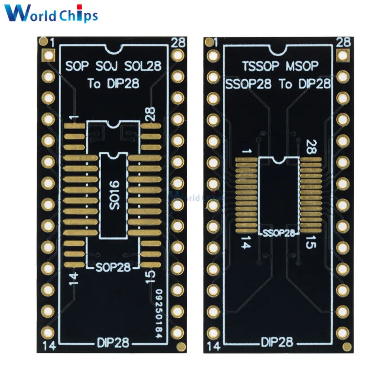 5 шт. SOP16 SOP28 к DIP16 DIP28 SSOP28 к DIP28 адаптер PCB конвейерная плата