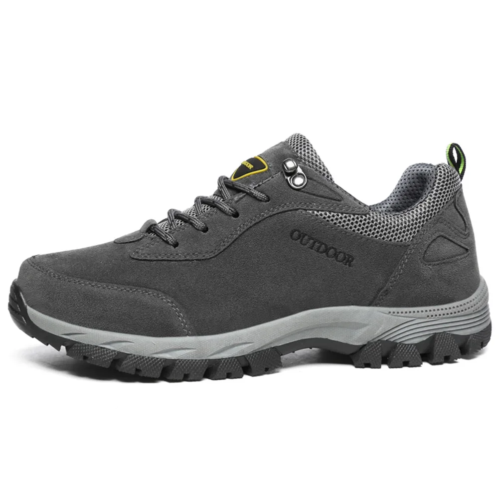 Hiking Shoes Men 2018 Genuine Leather Adult Climbing Male Black Lace-Up Winter Sneakers Tactical Boots | Спорт и развлечения