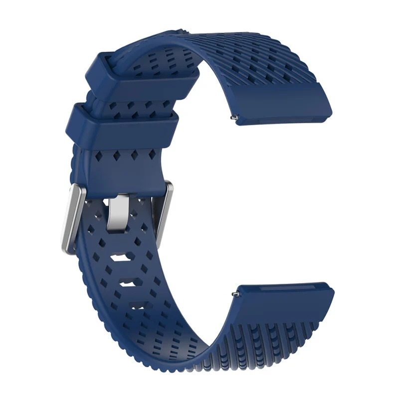 Дышащий силиконовый ремешок для наручных часов умных Fitbit Versa цветной сменный
