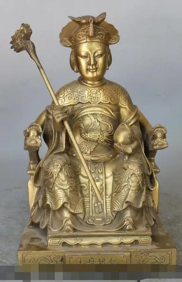 YM 321 11 &quotКитайский Бронзовый Дракон Феникс Белль королева мать Wangmu Wang Mu