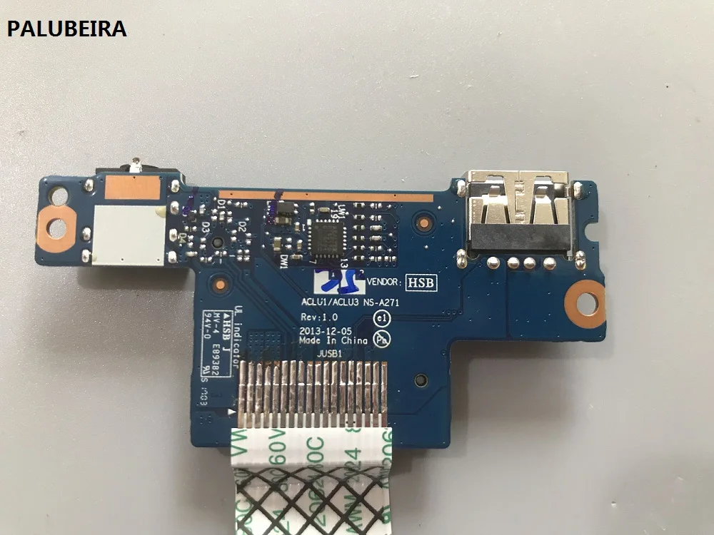 PALUBEIRA Новый оригинал для Lenovo G40 70 G50 USB аудио SD Card Reader доска с кабелем NS-A271 NS-A361 |