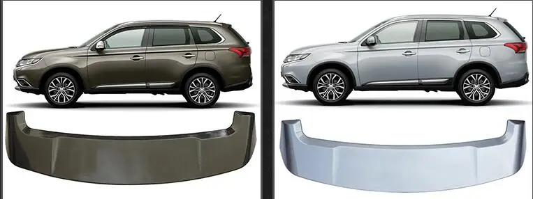 WOOBEST ABS заднее крыло задний багажник задний спойлер для Mitsubishi outlander 2013, большой размер версия