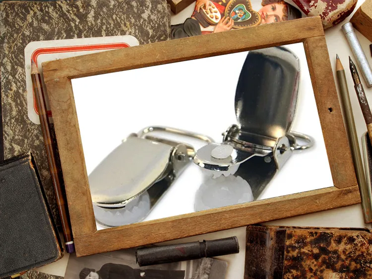 Новинка 10 шт./лот серебристые металлические клипсы подвески для соски держатель