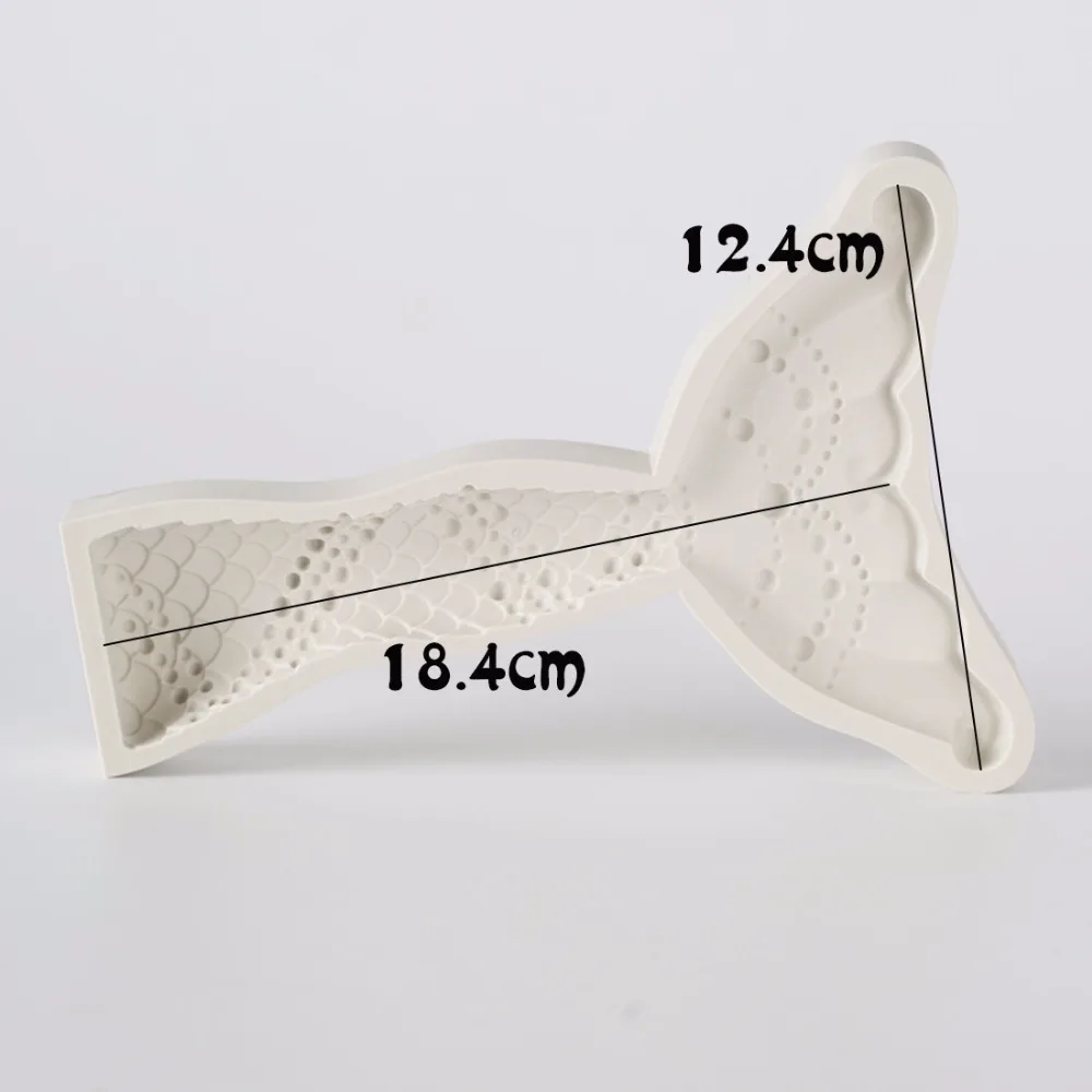 

Yueyue Sugarcraft FishTail Silicone mold fondant mold cake decorating tools chocolate mold