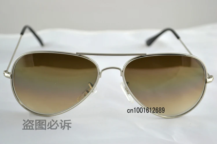 name brand high quality glass Gradient lens pilot new sunglasses men Vacation lady's designer sun glasses uv400 eyewear with box - купить