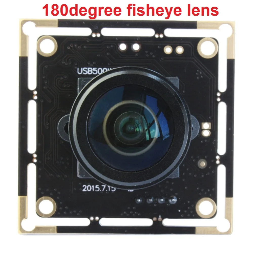 Модуль камеры 5mp Aptina MI5100 CMOS 180 градусов 5MP объектив рыбий глаз широкоугольный USB 2 0