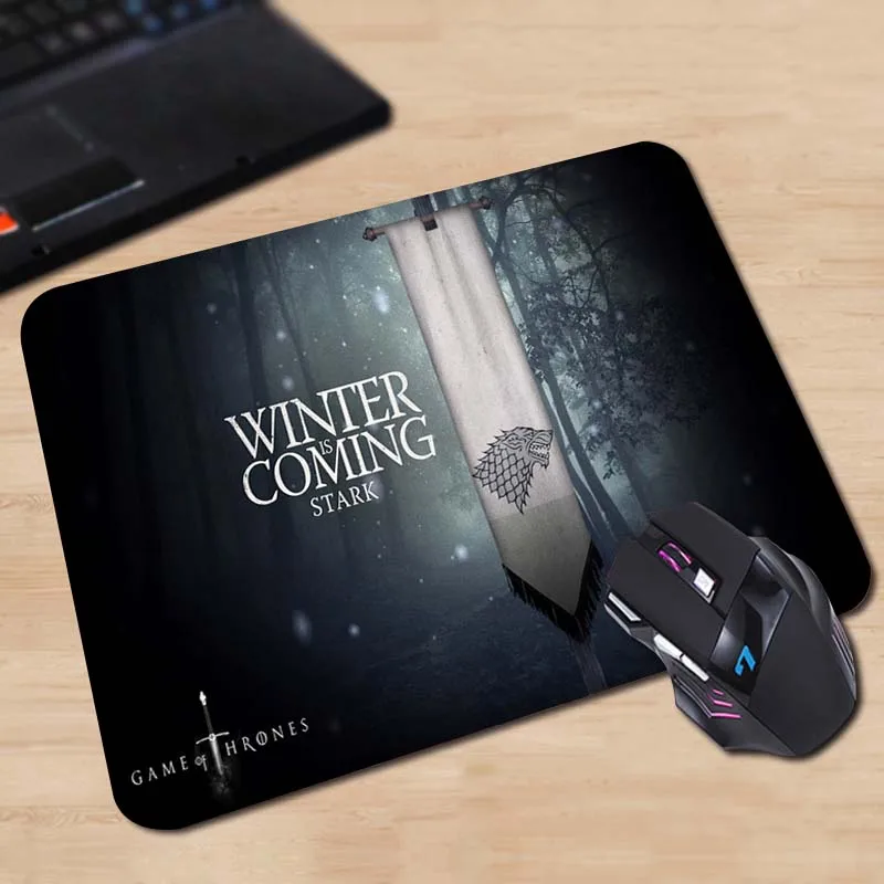 Babaite 250x290x2mm High Quality Customized Mouse Pad Stark Winter is Coming Computer Notebook Durable Non-slip Mice Mat | Компьютеры и