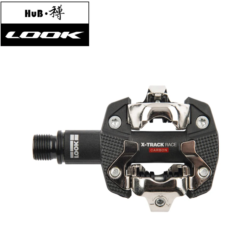 Посмотрите X-TRACK гоночные Углеродные педали mtb с шипами Велоспорт велосипед педаль горного велосипеда, педаль совместима с Shimano система SPD BMX запчасти