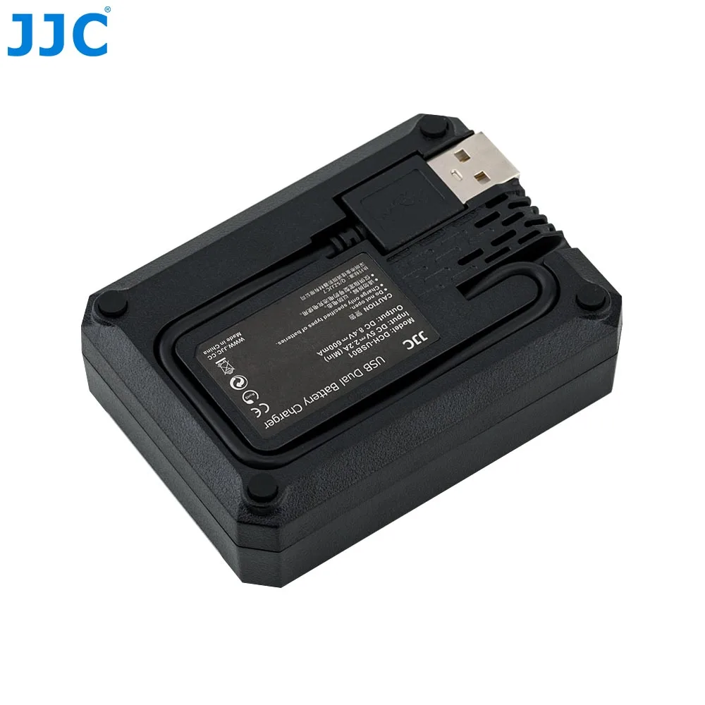JJC USB Двойной аккумулятор зарядное устройство для Panasonic DMW-BLF19 DMW-BLF19e Lumix GH5S G9 GH5 GH4 GH3 заменяет DMW-BTC13 DMW-BTC10