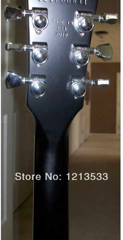 New arrival LP black STANDARD TRADITIONAL PRO 2014 EBONY Electric Guitar free shipping | Спорт и развлечения