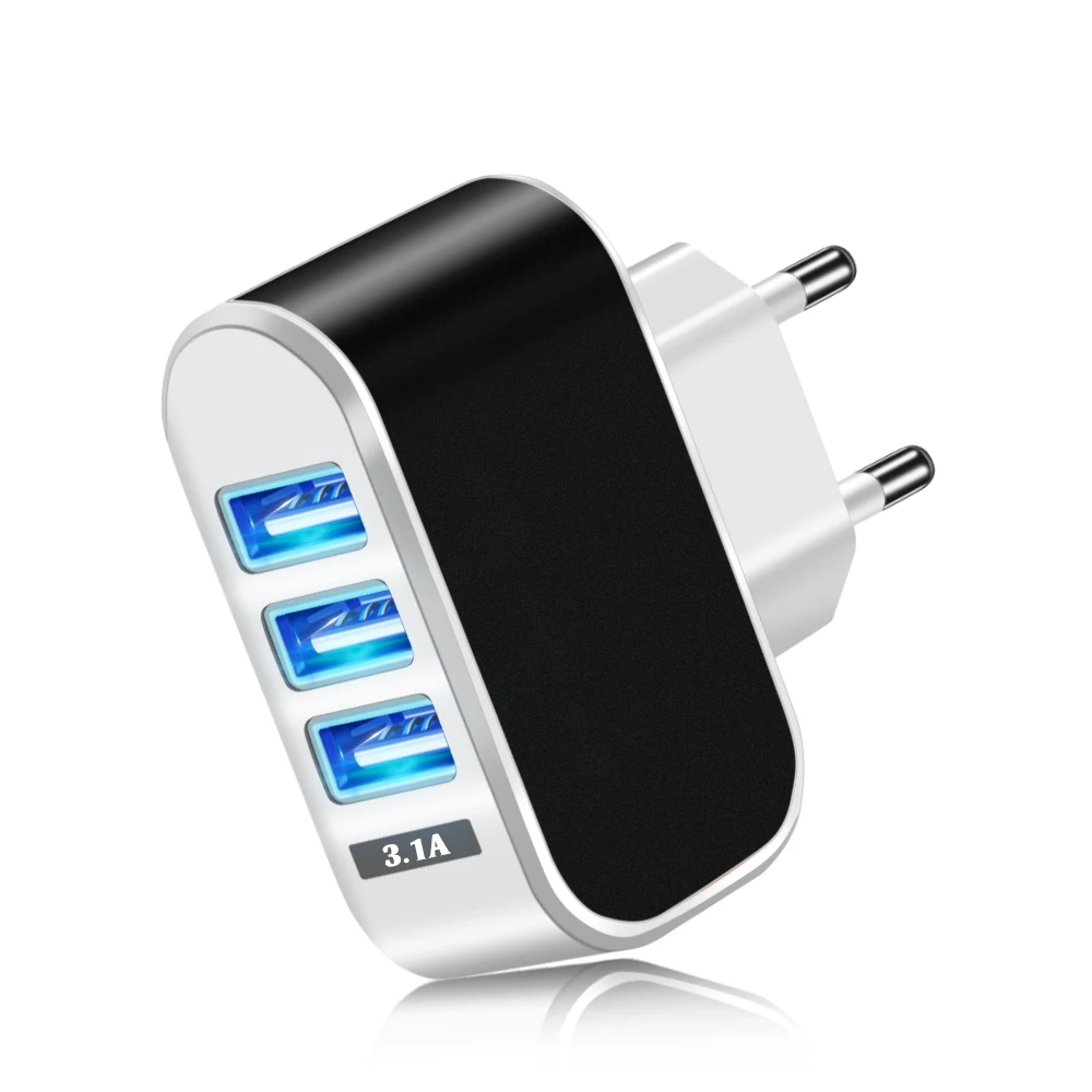 Зарядное устройство Acgicea 3 USB в ассортименте|Зарядные устройства для телефонов| |