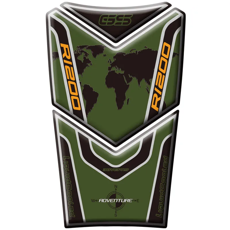 

5 colors Motorcycle 3D Fuel TankPad protective sticker decals for BMW R1200GS Adventure 2014-2017