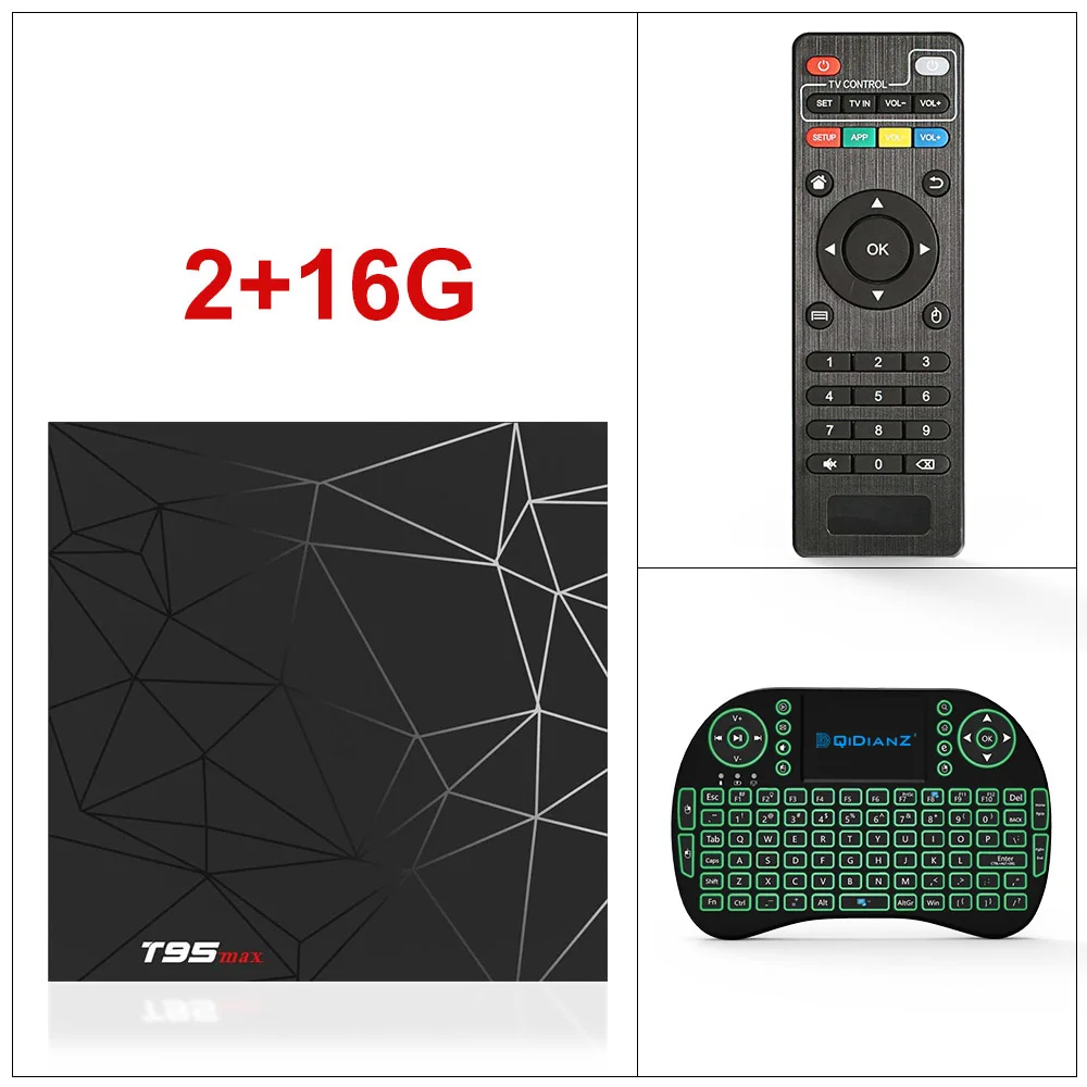 2G16G Add I8 DQiDianZ Android 9,0 T95MAX 4 Гб 64 Гб Смарт Мини ТВ коробка Allwinner H6 четырехъядерный 6K HDR 2,4 ГГц Wifi Google плеер телеприставка - Цвет: 2G16G Add I8