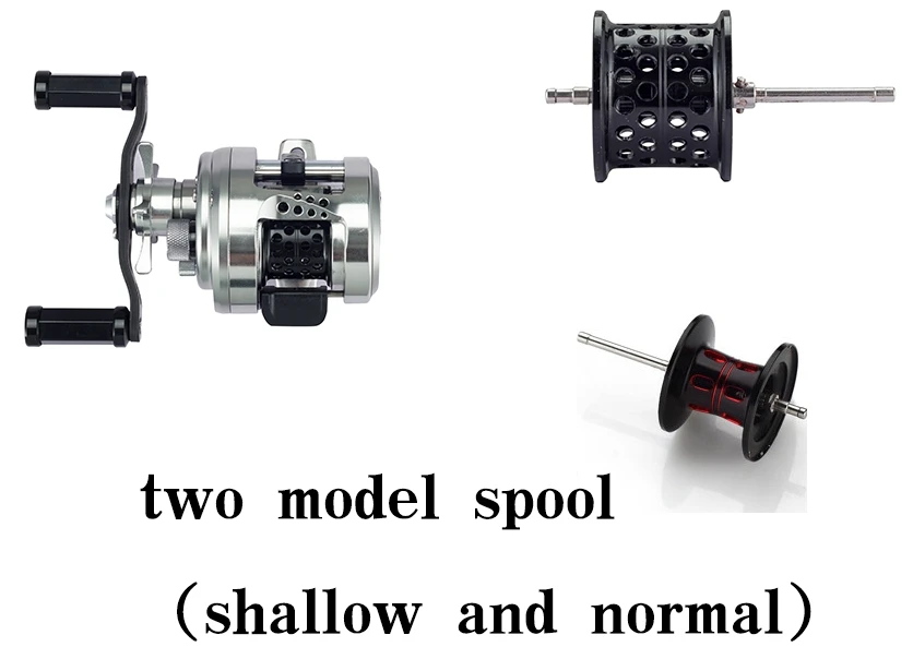 two spool Baitcasting Sea Hawk Premium рыболовные катушки; 7-11BB, полностью металлический, магнитный тормоз, две модели катушки - Цвет: two spool