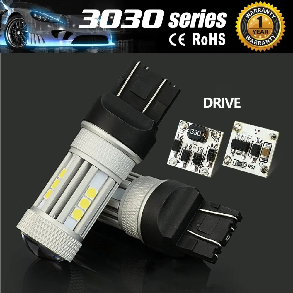 2 xExtremely яркий 1400Lm T20 W21/5 Вт 7443 7444 светодио дный лампочки 3030 13EX для автомобилей марки