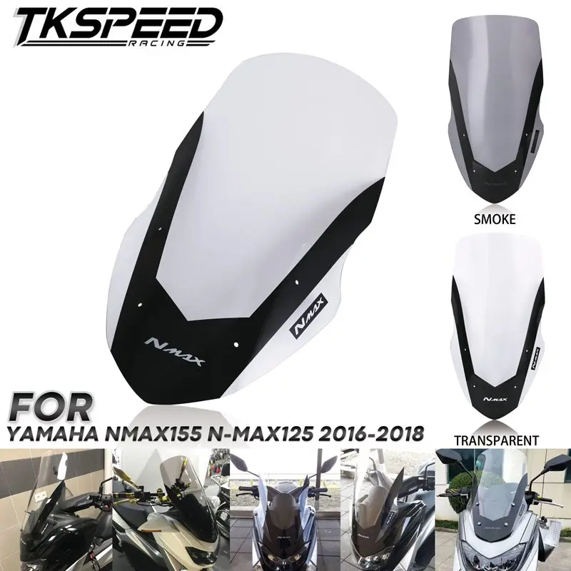 Дефлектор ветрового стекла для мотоцикла Yamaha NMAX155 NMAX 125 2016 2017 2018 из АБС пластика| |