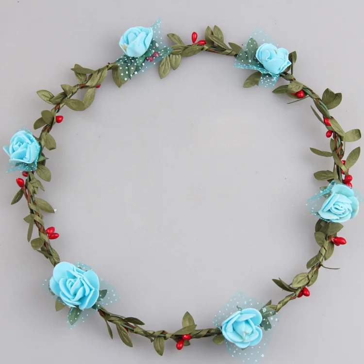 Розничная продажа 2015 горячая мода тростниковая гирлянда пена цветок лента для