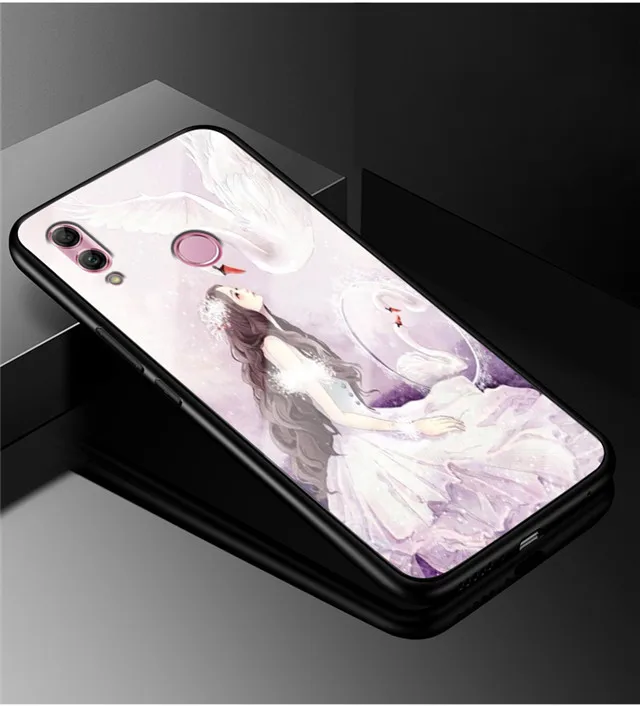 1 A 6,21 ''для huawei Nova Lite 3 Чехол POT-LX2 из закаленного стекла жесткий чехол для телефона для huawei Nova Lite 3 Чехол Nova Lite3 мягкая рамка - Цвет: 1