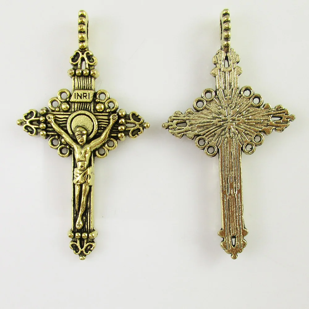 100 шт Ассорти INRI Saint Benedict крестообразные подвески|pendant cross|crucifix cross pendantsaint benedict |