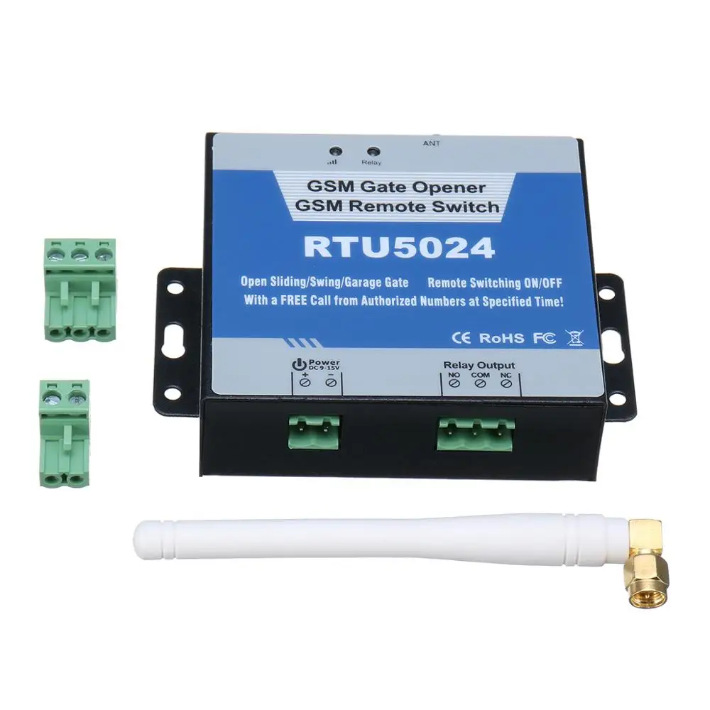 Беспроводное реле открывания ворот 2G 3G GSM с функцией дверей бесплатным звонком