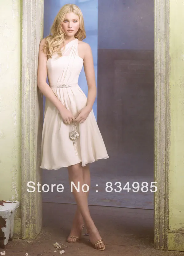 Newest custom handwork scoop elegant sexy ruched mini short evening prom dresses free shipping | Свадьбы и торжества