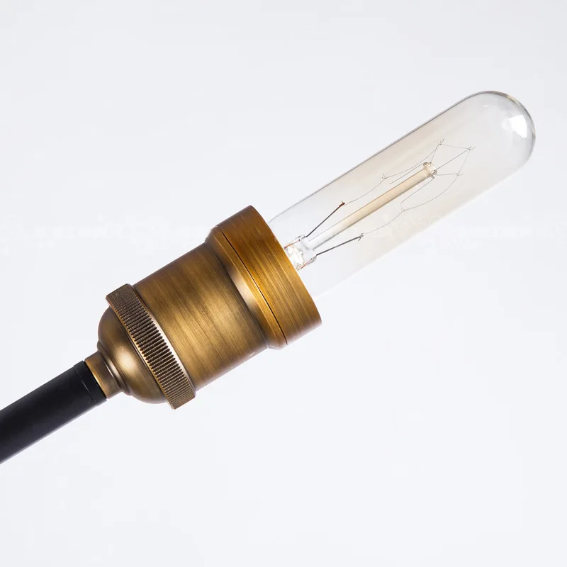 Европейский пост Современный Американский промышленный стиль Эдисона лампа