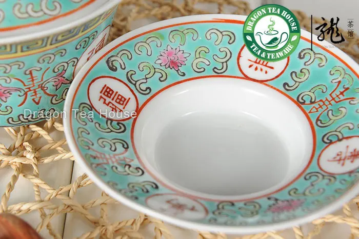 

Green Eternal Life Traditional Porcelain Gaiwan 150ml