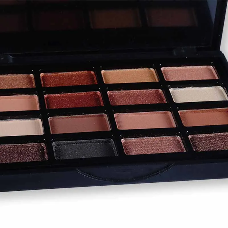 16 Colors Eyeshadow Palette Shining Shimmer Nature Nude Makeup Eye Shadow Cosmetics YUF99 |
